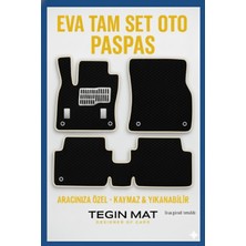 Ford Fiesta 2009-2016 Aracınıza Özel Eva Paspas Siyah Bej | Kaymaz ve Yıkanabilir Oto Paspas