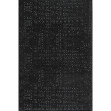 Aren Halı Sanya Modern Antrasit Yıkanabilir Polyester Makine Halısı