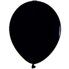 12 Inç Pastel Balon Siyah – 10’lu Paket