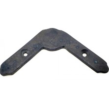 Antika Tarz Dekoratif Pirinç Dövme Gönye - Üst, 80X80MM, Oksit