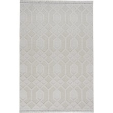 Aren Halı Fours Modern Bej Polyester Makine Halısı