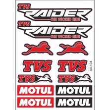 Raıder 125 Sticker Seti Kırmızı