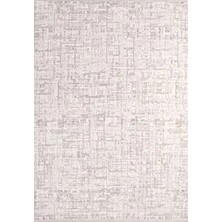 Aren Halı Sorso Modern Krem Polyester Kaydırmaz Taban Makine Halısı