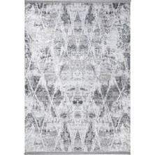Aren Halı Couvin Modern Gri Polyester Makine Halısı