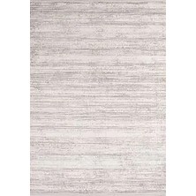 Aren Halı Tertenia Çizgili Krem Polyester Kaydırmaz Taban Makine Halısı
