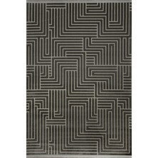 Aren Halı Martano Modern Antrasit Akrilik Makine Halısı