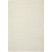 Aren Halı Mele Çerçeveli Krem Polyester Makine Halısı
