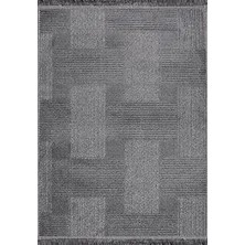 Aren Halı Capriglia Modern Gri Dtex Soft Kaydırmaz Tabanlı Makine Halısı