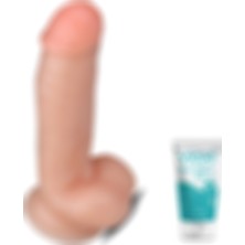 Gavin 17 cm Realistik Penis Dildo+Jel