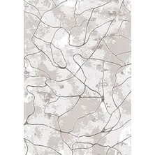 Aren Halı Irpino Modern Krem Mikropolyester Pamuk Tabanlı Makine Halısı