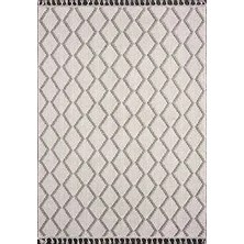 Aren Halı Manfort Geometrik Bej Polyester Kaydırmaz Tabanlı Makine Halısı