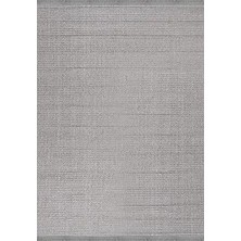 Aren Halı Templin Modern Gri Polyester Kaydırmaz Tabanlı Makine Halısı