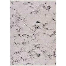 Aren Halı Kamenz Modern Gri Mikropolyester Pamuk Tabanlı Makine Halısı