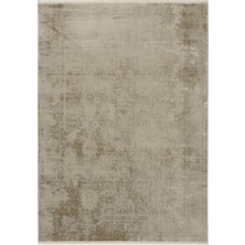 Aren Halı Vado Çerçeveli Bej Polyester Makine Halısı