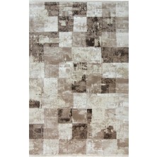 Aren Halı Morene Modern Krem Polyester Makine Halısı