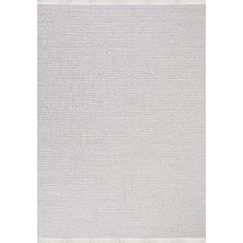 Aren Halı Greven Modern Beyaz Polyester Kaydırmaz Tabanlı Makine Halısı