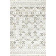 Aren Halı Baiso Modern Krem Polyester Makine Halısı
