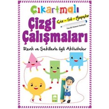 Çıkartmalı Çizgi Çalışmaları Renk ve Şekillerle Ilgili Aktiviteler