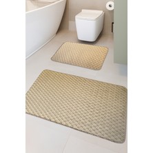 Söğüt Kaymaz Taban, Yumuşacık, Süper Emici 2\'li Banyo Paspası Seti