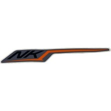 Cfmoto Nk 250 Etiket (Nk-Sol Arka Karenaj) Turuncu Orjinal
