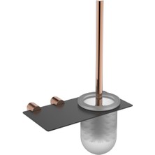 Fontana Klozet Fırçası FY-90304 (Rose-Siyah)