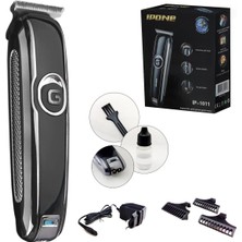 Şarjlı Saç ve Sakal Tıraş Makinesi, Kahverengi, IP-1011