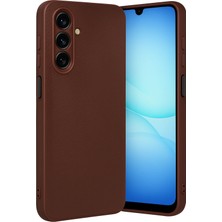 Samsung Galaxy A17 Uyumlu Deri Dokulu Yumuşak Silikon Telefon Kılıfı Kapak