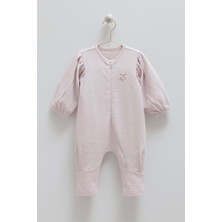 Love Feel Balon Kollu Tulum - Caramell  - TK1995 - Lila - 9 - 12 Ay - TK1995-LILA-9 - 12 Ay Lila