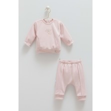 Pretty Baby Ön Nakışlı Alt Üst Takım - Caramell  - TKK2133 - Lila - 12 - 18 Ay - TKK2133-LILA-12 - 18 Ay Lila