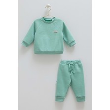 Basıc Kız Armalı Üç Iplik Alt Üst Takım - Caramell  - TKK1883 - Yeşil - 12 - 18 Ay - TKK1883-YEŞIL-12 - 18 Ay Yeşil