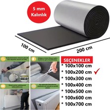 Petek Arkası Isı Yalıtım Levhası 5 mm Kalınlık 100X100 cm Kalorifer Radyatör Arkası Folyo