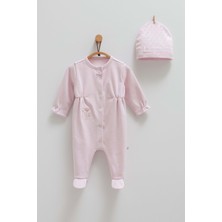 Cute Rabbıt Bereli Çiçek Nakışlı Tulum - Caramell  - TK1478 - Lila - 0 - 1 Ay0 - 1 Ay - TK1478-LI-0 - 1 Ay0 - 1 Ay Lila