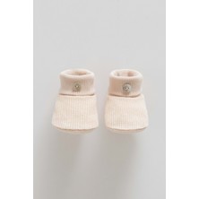 Soft Style Gırl Triko Patik - Caramell  - PTK2128 - Pudra - 0 - 1 Ay - PTK2128-PUDRA-0 - 3 Ay Pudra