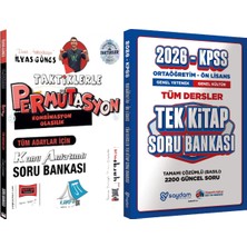 Tüm Adaylar Için Taktiklerle Permütasyon Kombinasyon Olasılık Konu Anlatımlı Soru Bankası (Ilyas Güneş) + Ortaöğretim Ön Lisans Tek Kitap Soru