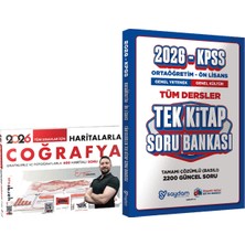 2026 Tüm Sınavlar Için Haritalarla Coğrafya 400 Haritalı Soru + Ortaöğretim Ön Lisans Tek Kitap Soru