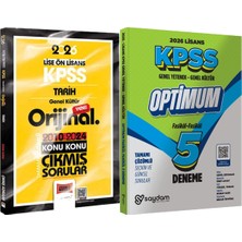 2026 Kpss Lise-Önlisans Tarih Orijinal 2010-2024 Konu Konu Çıkmış + Lisans Optimum 5 Deneme