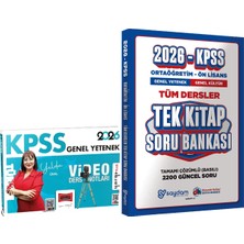 2026 Kpss Türkçe Video Ders Notları Yelda Ünal + Ortaöğretim Ön Lisans Tek Kitap Soru