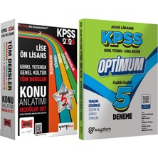 2026 Kpss Lise Ön Lisans Tüm Dersler Konu Anlatımı Modüler Set (5 Kitap) + Lisans Optimum 5 Deneme