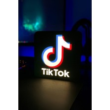 Tiktok Tasarımlı Gece Lambası Dekoratif Aydınlatma
