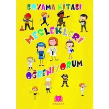 Meslekleri Öğreniyorum Boyama Kitabı