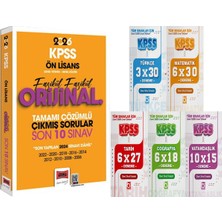 2026 Kpss Ön Lisans Fasikül Fasikül Orijinal Çözümlü Çıkmış Son 10 Sınav + 5 Ders 31 Deneme