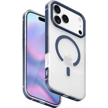 Apple iPhone 17 Pro HBC-394 Himalayas Magsafe Kapak - Mavi