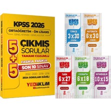 2026 Ortaöğretim-Önlisans 5+5 Çözümlü Son 10 Sınav Fasikül Fasikül Çıkmış + 5 Ders 31 Deneme