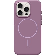 Fuchsia iPhone 14 Pro Max ile Uyumlu HBC-300 Beat Kablosuz Şarj Özellikli Kılıf - Mor