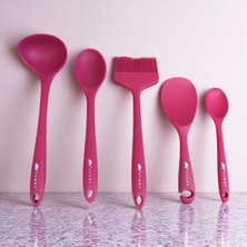 Blackseries5 Premium Silikon Kaşık & Sos Fırçası & Kepçe