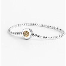 Altın Işıltısında Zarafet Klips Boncuklu Bileklik