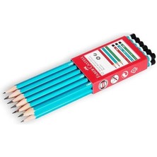 Faber-Castell Köşeli Mercanlı Kurşun Kalem 12’li, Hb Derece, Kırılmaya Dayanıklı Uç, Kolay Açılır