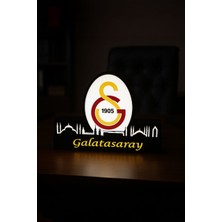 Galatasaray Tasarımlı Dekoratif Aydınlatma Gece Lambası