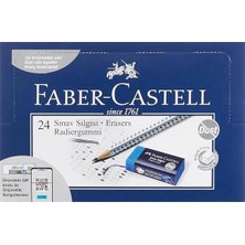 AyrStore Faber-Castell Sınav Silgisi, 24’lü, Mavi Renk, Kurşun Kalem Izlerini Kolayca Silen, Doğa Dostu ve