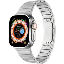 Ile Uyumlu 38MM/40MM Krd-35 Metal Kordon Gümüş
